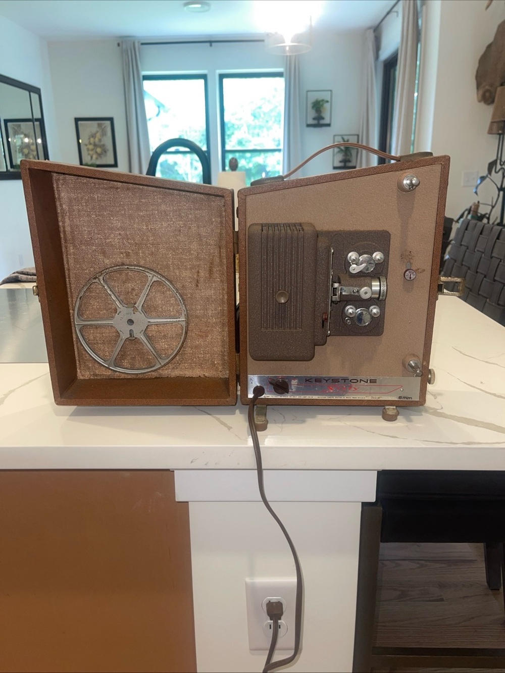 Keystone sixty  8mm Film Projector — Brown